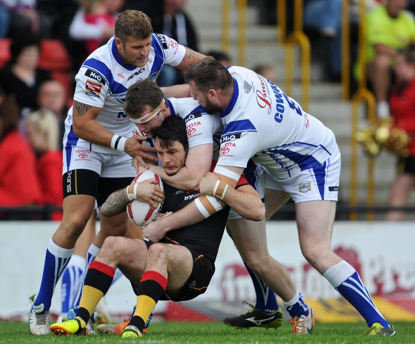 2014 - Dewsbury v Workington EPO - Dale Morton wrapped up